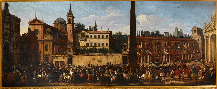 wjazd Radziwiłła do Rzymu 1680