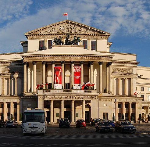 Antonio Corazzi - Teatr Wielki w warszawie - kwadrat